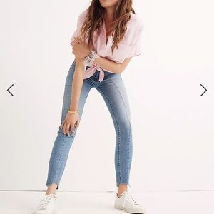 Madewell 9" High-Rise Skinny Jeans: Seamed Step-Hem Edition
